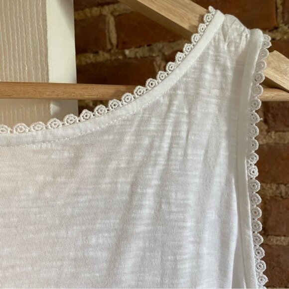 Loft Lace Trim Tulip Back Tank Top - Picture 3 of 9